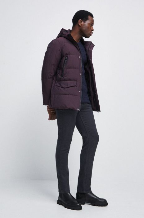 Пухова куртка Medicine чоловіча колір бордовий зимова