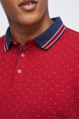 Поло Medicine чоловіче колір бордовий візерунок Поло Medicine чоловіче колір бордовий візерунок