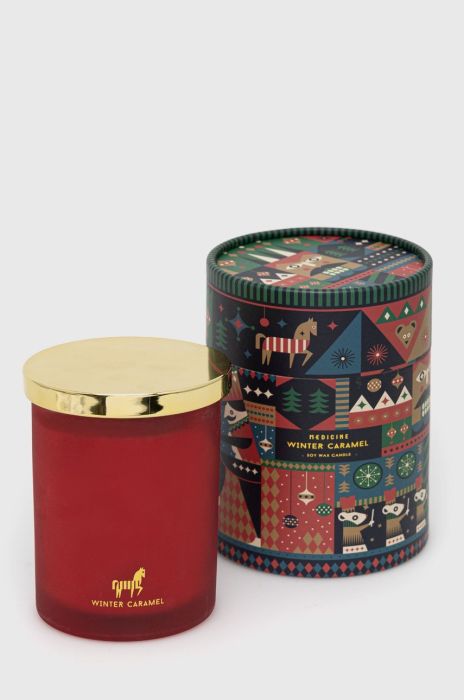 Ароматична соєва свічка Medicine колір червоний (2876480) Ароматична соєва свічка Medicine колір червоний (2876480)