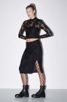 Спідниця Medicine колір чорний midi олівець (2865951)