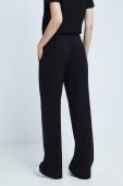 Штани Medicine жіночі колір чорний широкі середня посадка (2693441) Штани Medicine жіночі колір чорний широкі середня посадка (2693441)