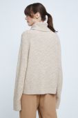 Светр Medicine жіночий колір бежевий легкий гольф (2679126)