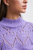 Светр Medicine жіночий колір фіолетовий півгольф (2819885) Светр Medicine жіночий колір фіолетовий півгольф (2819885)