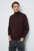 Светр Medicine чоловічий колір бордовий легкий гольф (2649934) Светр Medicine чоловічий колір бордовий легкий гольф (2649934)