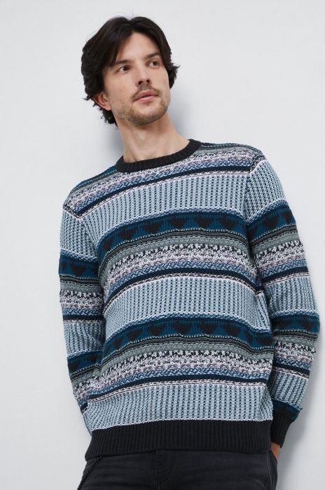 Бавовняний светер Medicine чоловічий колір зелений (2748656) Бавовняний светер Medicine чоловічий колір зелений (2748656)