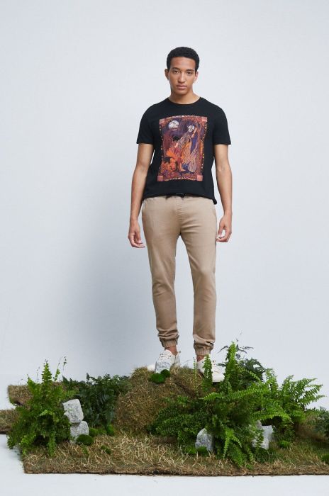 Бавовняна футболка Medicine колір чорний з принтом (2534078)