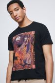 Бавовняна футболка Medicine колір чорний з принтом (2534078)