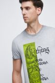 Бавовняна футболка Medicine колір сірий з принтом (2530882) Бавовняна футболка Medicine колір сірий з принтом (2530882)