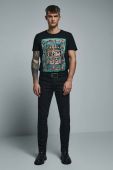 Бавовняна футболка Medicine колір чорний з принтом (2881131)