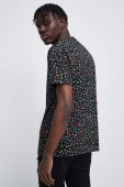Бавовняна футболка Medicine колір чорний візерунок (2852780)