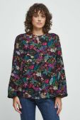 Блузка Medicine жіноча візерунок колір бірюзовий (3569247)