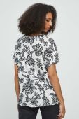 Блузка Medicine жіноча колір білий візерунок (3401897) Блузка Medicine жіноча колір білий візерунок (3401897)