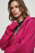 Кофта Medicine жіноча колір рожевий з капюшоном однотонна (3367914)