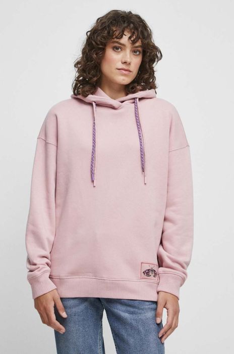 Кофта Medicine жіноча колір рожевий з капюшоном однотонна (3573033) Кофта Medicine жіноча колір рожевий з капюшоном однотонна (3573033)