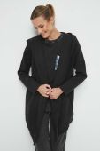 Кофта Medicine жіноча колір чорний з капюшоном з принтом (3367930)