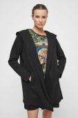 Кофта Medicine жіноча колір чорний з капюшоном з принтом (3406355)