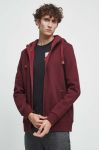 Кофта Medicine чоловіча колір бордовий з капюшоном (3468569) Кофта Medicine чоловіча колір бордовий з капюшоном (3468569)