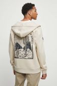 Кофта Medicine чоловіча колір бежевий з капюшоном з принтом (3440112) Кофта Medicine чоловіча колір бежевий з капюшоном з принтом (3440112)