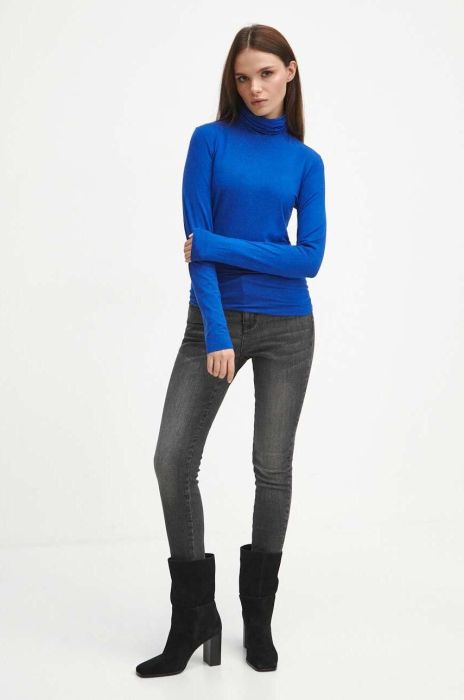 Лонгслів Medicine жіночий гольф колір блакитний