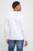 Лонгслів Medicine чоловічий колір білий однотонний Лонгслів Medicine чоловічий колір білий однотонний