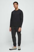 Лонгслів Medicine чоловічий колір чорний однотонний (3472875)