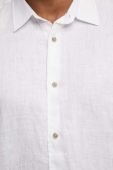 Сорочка з льону Medicine колір білий regular класичний комір (3349664) Сорочка з льону Medicine колір білий regular класичний комір (3349664)