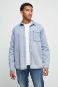 Джинсова сорочка Medicine чоловіча relaxed класичний комір колір блакитний Джинсова сорочка Medicine чоловіча relaxed класичний комір колір блакитний