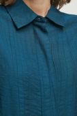 Сорочка Medicine жіноча колір бірюзовий relaxed класичний комір (3375897) Сорочка Medicine жіноча колір бірюзовий relaxed класичний комір (3375897)