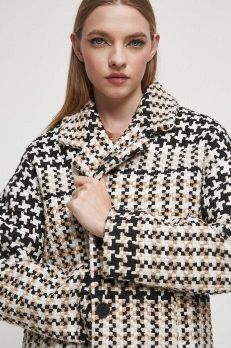 Пальто Medicine жіночий перехідний oversize колір барвистий (3569292)