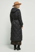 Пухове пальто Medicine колір чорний зимовий Пухове пальто Medicine колір чорний зимовий