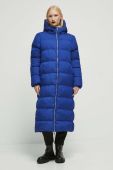 Пальто Medicine жіночий зимовий колір блакитний Пальто Medicine жіночий зимовий колір блакитний