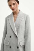 Пальто з домішкою вовни Medicine колір сірий перехідний двобортний (3628579) Пальто з домішкою вовни Medicine колір сірий перехідний двобортний (3628579)