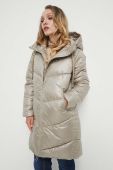 Пальто Medicine жіночий колір бежевий зимовий Пальто Medicine жіночий колір бежевий зимовий