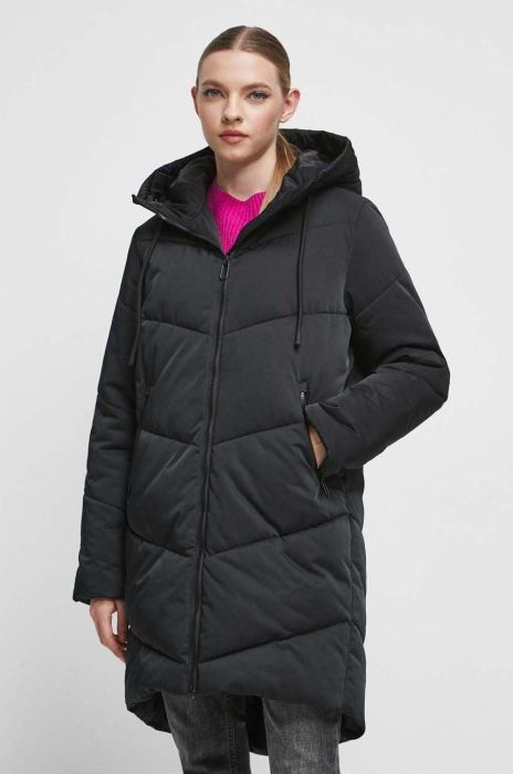 Пальто Medicine жіночий колір чорний зимовий (3616947) Пальто Medicine жіночий колір чорний зимовий (3616947)