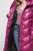 Пухове пальто Medicine жіночий колір рожевий зимовий Пухове пальто Medicine жіночий колір рожевий зимовий