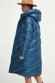Пухове пальто Medicine жіночий колір бірюзовий зимовий Пухове пальто Medicine жіночий колір бірюзовий зимовий