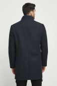 Вовняне пальто Medicine колір синій перехідний Вовняне пальто Medicine колір синій перехідний