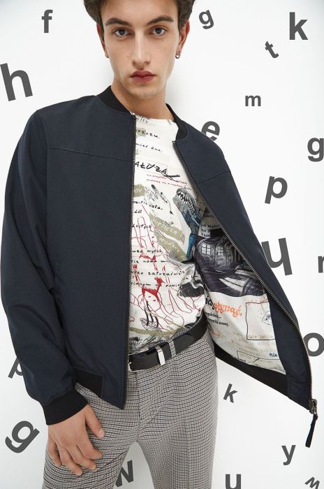 Куртка-бомбер Medicine чоловіча колір чорний перехідна (3456289) Куртка-бомбер Medicine чоловіча колір чорний перехідна (3456289)