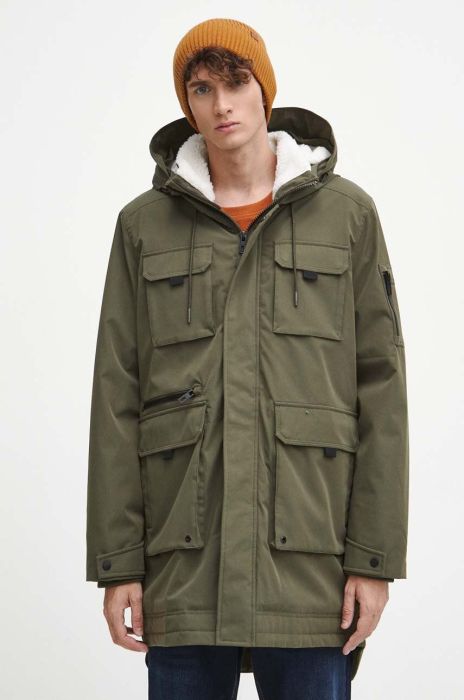 Куртка Medicine чоловіча колір зелений зимова (3680063) Куртка Medicine чоловіча колір зелений зимова (3680063)