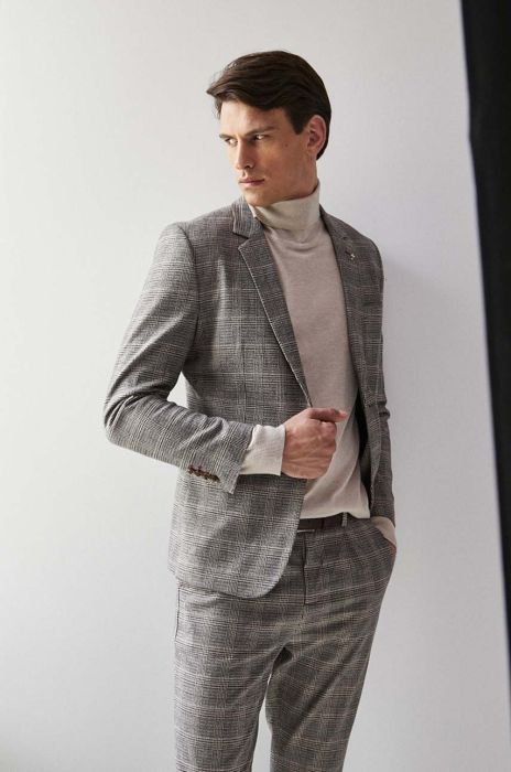 Піджак Medicine чоловіча колір коричневий Піджак Medicine чоловіча колір коричневий