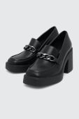 Мокасини Medicine жіночі колір чорний на платформі