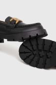 Шкіряні мокасини Medicine жіночі колір чорний на платформі (3469419)