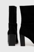 Черевики Medicine колір чорний каблук блок (3587662)