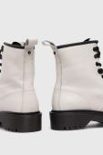 Шкіряні черевики Medicine колір бежевий на платформі