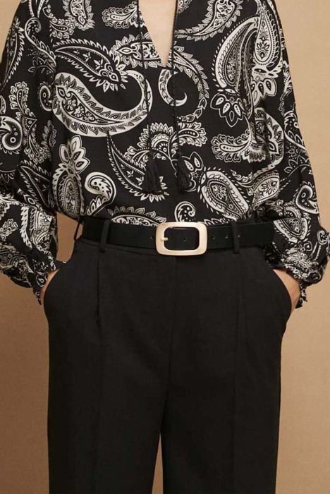 Ремінь Medicine жіночий колір чорний (3652767) Ремінь Medicine жіночий колір чорний (3652767)