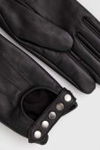 Шкіряні рукавички Medicine жіночі колір чорний (3545476) Шкіряні рукавички Medicine жіночі колір чорний (3545476)