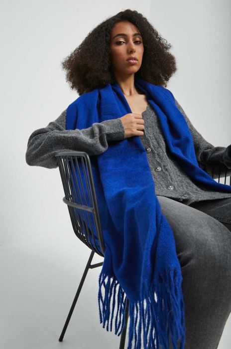 Шарф Medicine жіночий однотонний колір блакитний Шарф Medicine жіночий однотонний колір блакитний