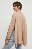Пончо Medicine колір бежевий