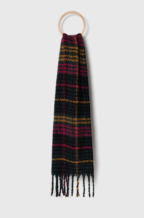 Шарф Medicine жіночий колір зелений візерунок (3612541)