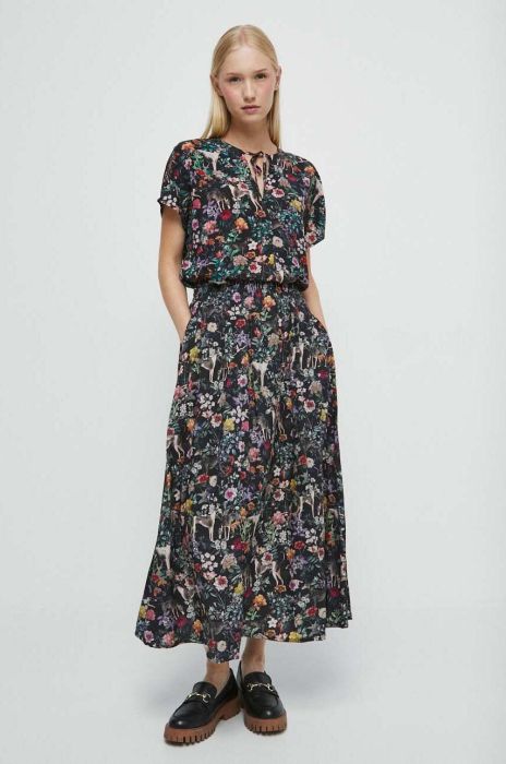 Спідниця Medicine midi розкльошена колір барвистий (3464379) Спідниця Medicine midi розкльошена колір барвистий (3464379)